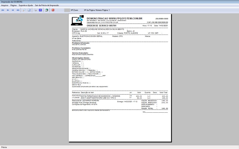 Programa OS Assist�ncia T�cnica 5.0 Plus