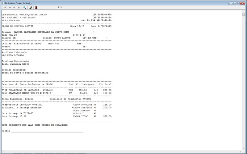 Programa OS Assist�ncia T�cnica 5.0 Plus