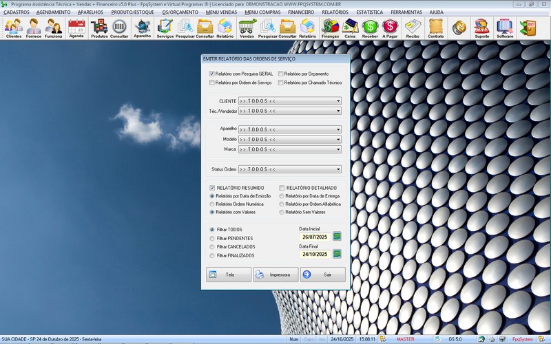 Programa OS Assist�ncia T�cnica 5.0 Plus