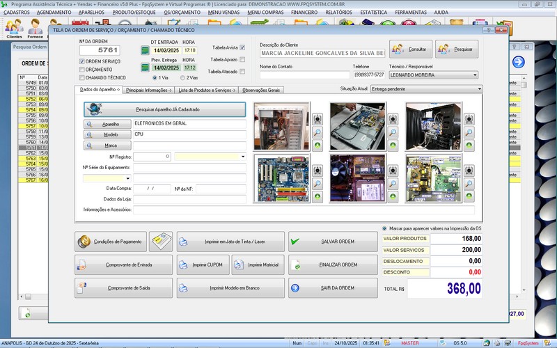 Programa OS Assist�ncia T�cnica 5.0 Plus